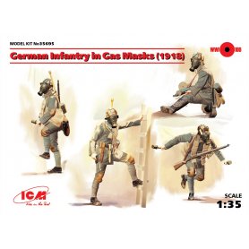 ICM 35695 German Infantry in Gas Masks 1918