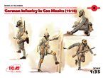 ICM 1:35 German infantry in Gas Masks 1918 | 4 figurines |