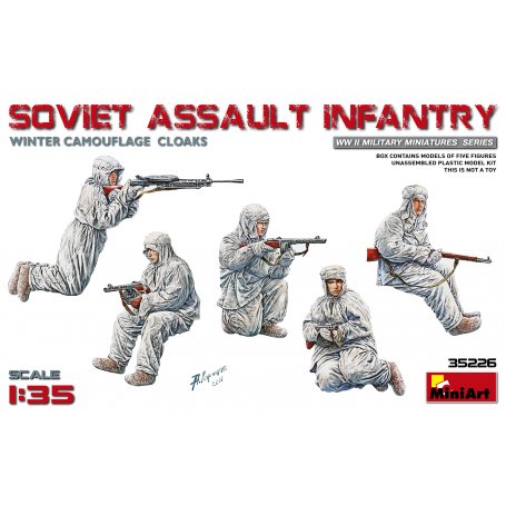 Mini Art 35226 Soviet Assault Infantry ( winter )