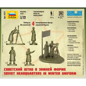 Zvezda 6231 1/72 Soviet HQ Winter