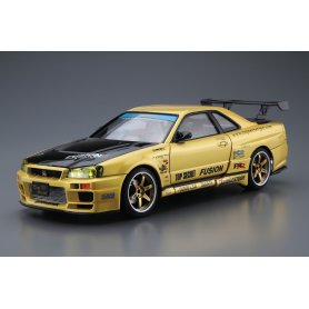 Aoshima 1:24 TopSecret BNR34 Skyline GT-R'02 Nissan