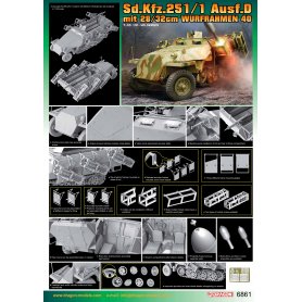 Dragon 1:35 Sd.Kfz.251 D mit 28/32cm Wurfrahmen 40