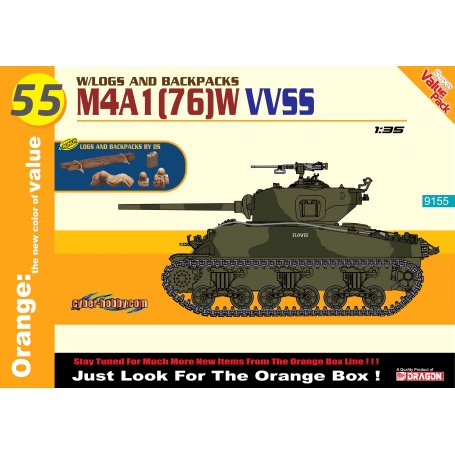 Dragon Cyber Hobby 9155 M4A1 (76) w VVSS