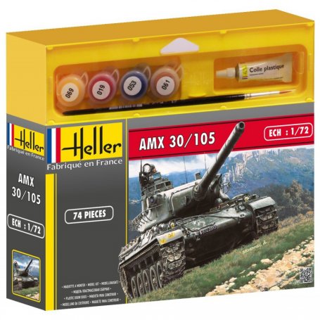 Heller 49999 Amx 30/105 1/72 S-3