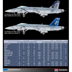 Academy 12547 USN F/A-18E VFA Pukin Dogs 1/72