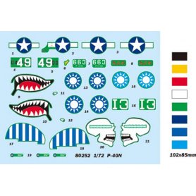 Hobby Boss 1:72 Curtiss P-40N Warhawk