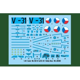 Hobby Boss 1:48 Messerschmitt Me-262 B-1a/CS-92