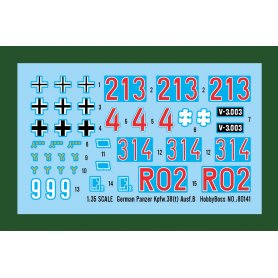 Hobby Boss 80141 German Panzer Pkfw 38t Ausf.B
