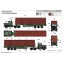 Trumpeter 1:35 M915 Tractor with M872 Flatbed trailer & 40FT Container