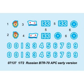 Trumpeter 1:72 BTR-70 APC wczesna wersja