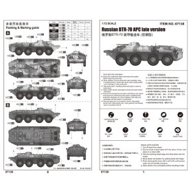 Trumpeter 1:72 BTR-70 APC późna wersja