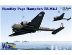 Valom 1:72 Handley Page Hampden TB.Mk.I