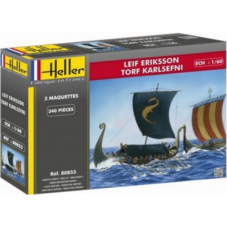 Heller 80853 ŁodzieWikingów Leif Erikson&Karlsefni