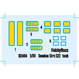 HOBBY BOSS 82404 1/35 Swedish Strv.122 Tank
