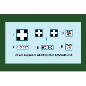 HOBBY BOSS 82478 1/35 Hungarian Light Tank 38M Tol
