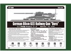 Hobby Boss 1:35 Działo kolejowe 80cm KE Dora