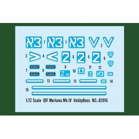 Hobby Boss 82915 1/72 Israeli Merkava Mk.IV