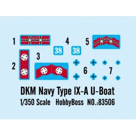 Hobby Boss 1:350 U-boot type IX-A