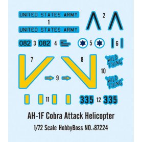 HOBBY BOSS 87224 1/72 AH-1F Cobra Attack Helicopte