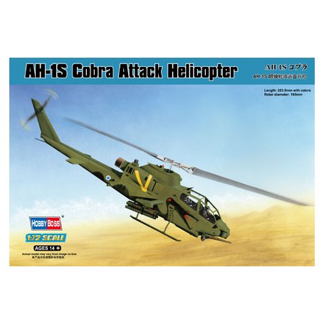HOBBY BOSS 87225 1/72 AH-1S Cobra Attack Helicopte