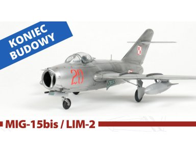 Hobyy2000 1:48 MiG-15bis - Kalkomanie, wash i zakończenie budowy!