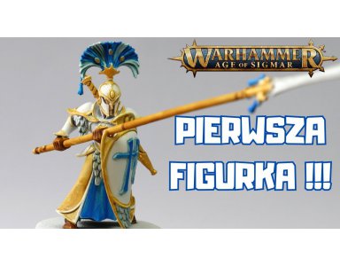 Warhammer Age of Sigmar - malowanie pierwszej figurki Vanari Auralan Wardens